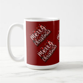 "God jul: Frosty Elegance Mode Design" Kaffemugg