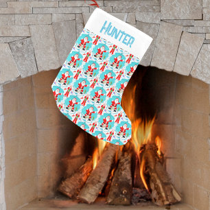 God jul, fru Claus Beats Santa At Fishing Liten Julstrumpa