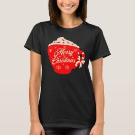 God Jul Fruktsocker Snöflingor Strössel  T Shirt