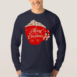 God Jul Fruktsocker Snöflingor Strössel T Shirt