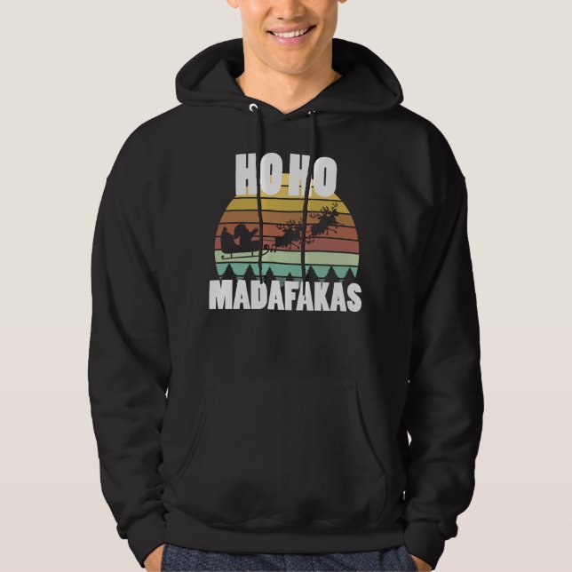 God jul ful christmas hoodie (Framsida)