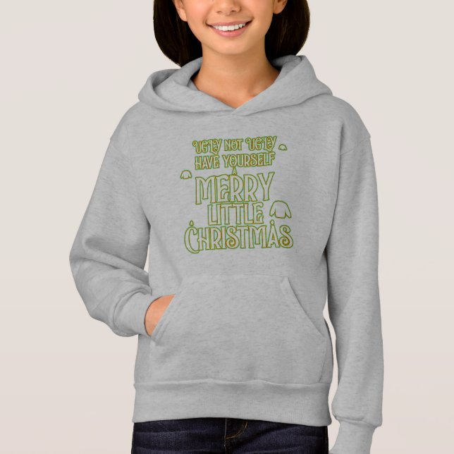 God Jul ful sweater Kids Hoodie T Shirt (Framsida)