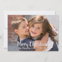 God jul Fullt-fotokort Julkort