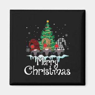 God jul Funny Family Matching Julafton New Yea Magnet