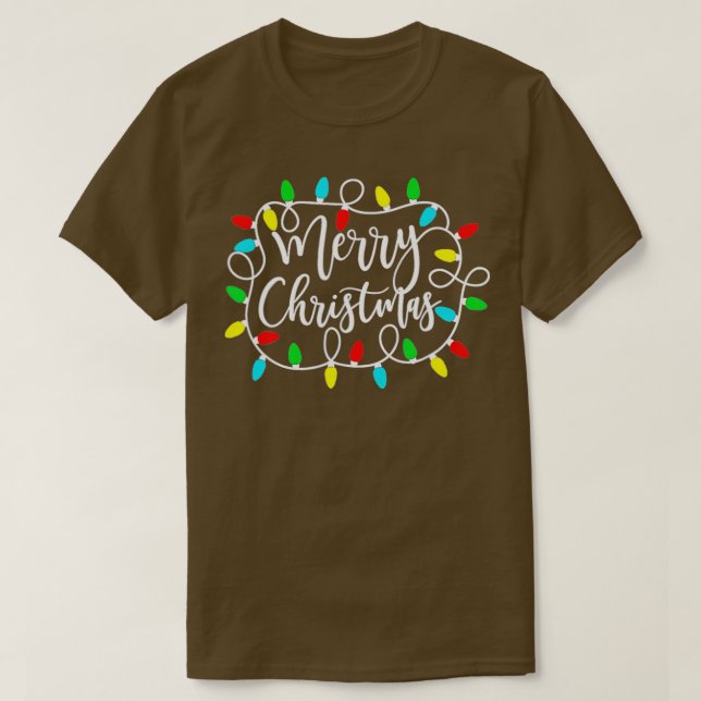 God jul Funny Family Matching Merry Kristus T Shirt (Design framsida)
