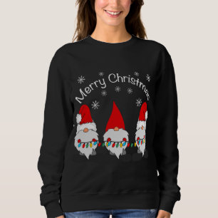 God jul Funny Gnomes Cute Jultomten Grap T Shirt