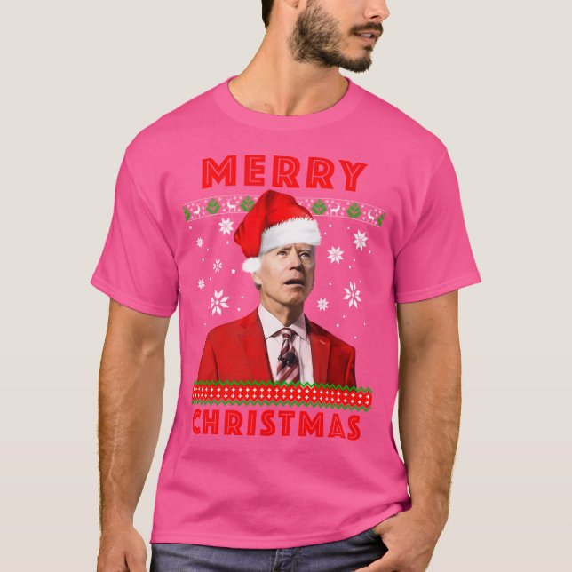 God jul Funny Joe Biden T Shirt (Framsida)