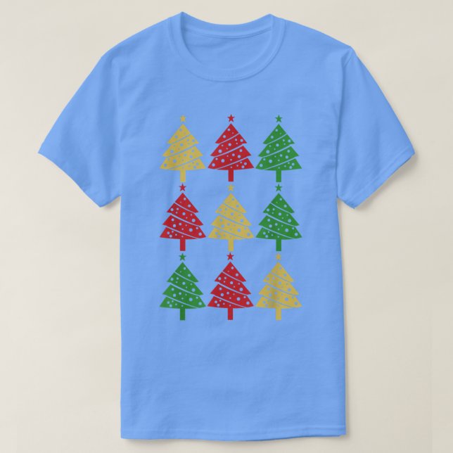 God jul Funny Julgran Firande T Shirt (Design framsida)