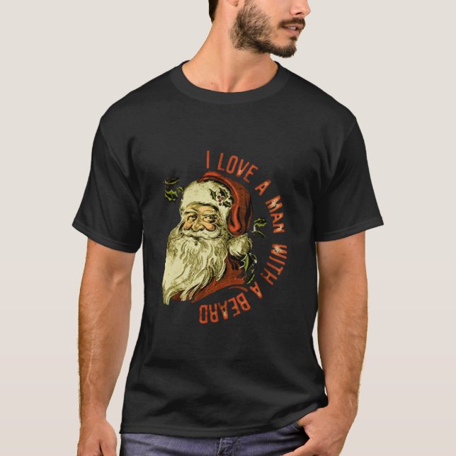God jul: Funny Jultomten T Shirt (Framsida)