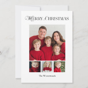 God Jul Fyra Foto Design Julkort