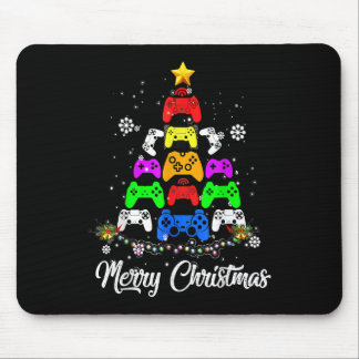 God jul Game Controller Träd Kid Vuxen Lig Musmatta