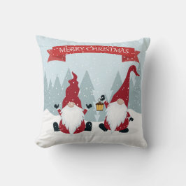 God jul Garden Gnomes Kudde