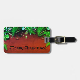 God jul Garland & jul Lökar Bagagebricka