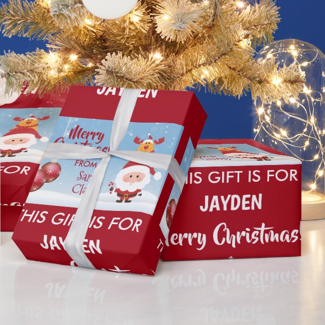 God jul, gåva från Jultomten, Rudolph Presentpapper (Helgdagar)