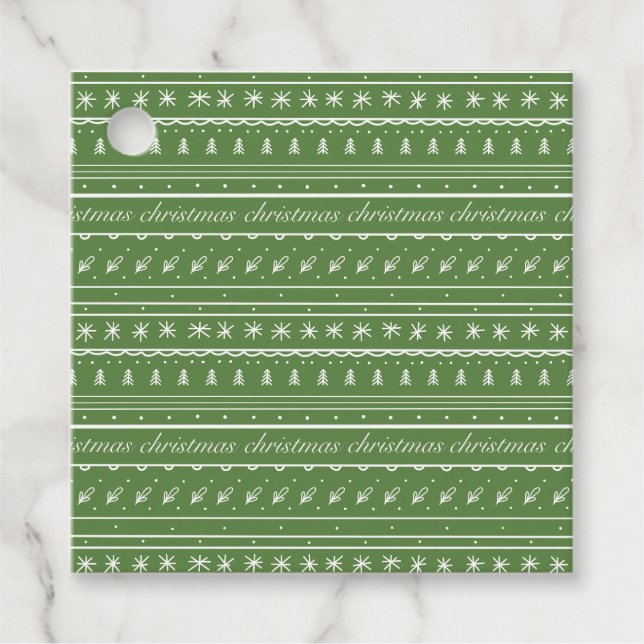 God jul gåvor etiketter (Framsida)
