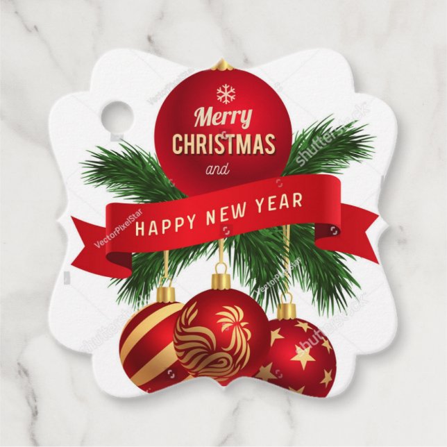 God jul gåvor etiketter (Framsida)