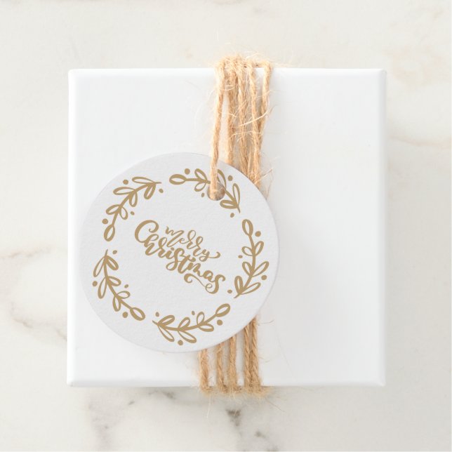 God jul gåvor etiketter (På plats)