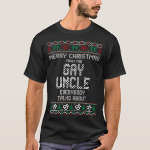 God jul Gay farbror alla pratar om Sw T Shirt