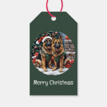 God jul German Shepherd Hundar