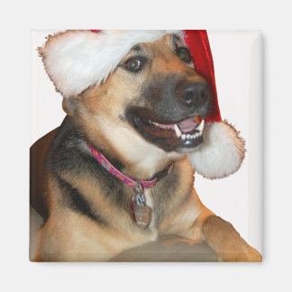 God jul German Shepherd Magnet