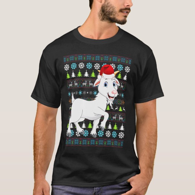God Jul Get Ugglig Tröja Jul Tomte (Framsida)