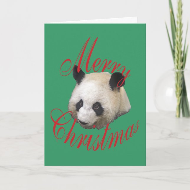 God jul, Giant Panda Helgkort (Framsida)