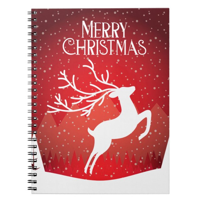 God jul Gift Anteckningsbok (Framsidan)