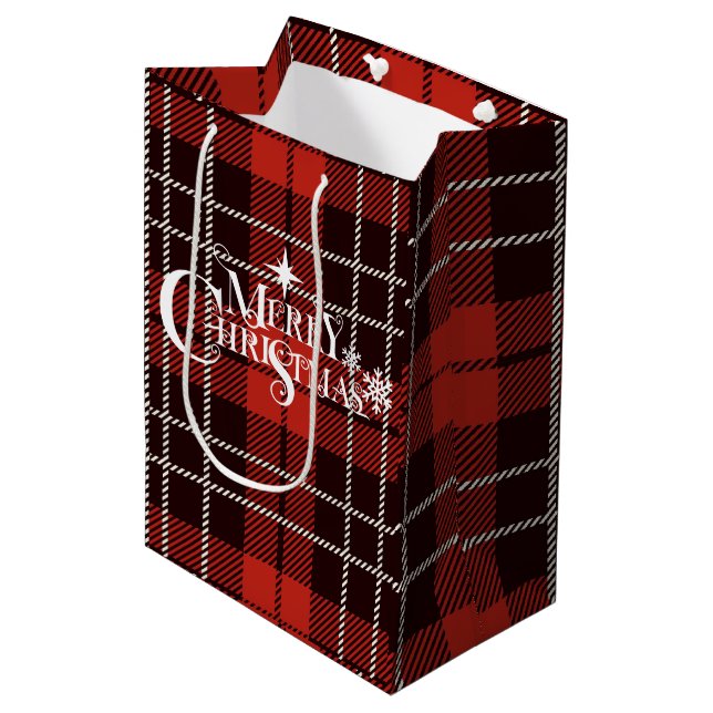 God jul Gift Bag (Framsidan Vinklad)