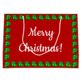 God jul Gift Bag, stor