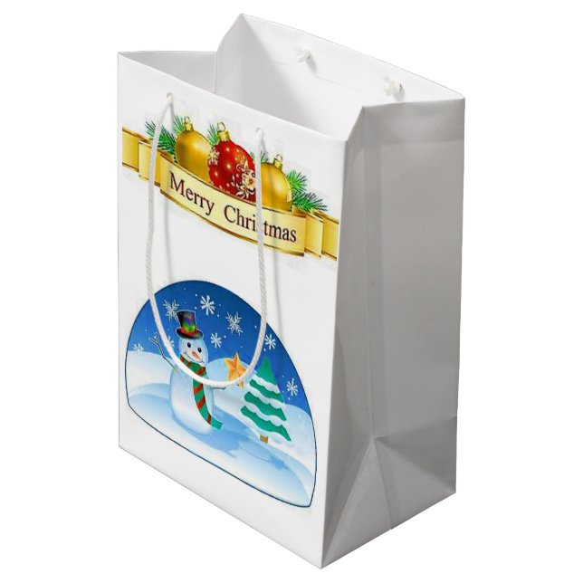 God jul Gift Bags (Baksidan Vinklad)