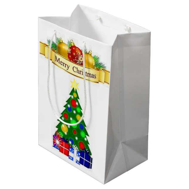 God jul Gift Bags (Baksidan Vinklad)