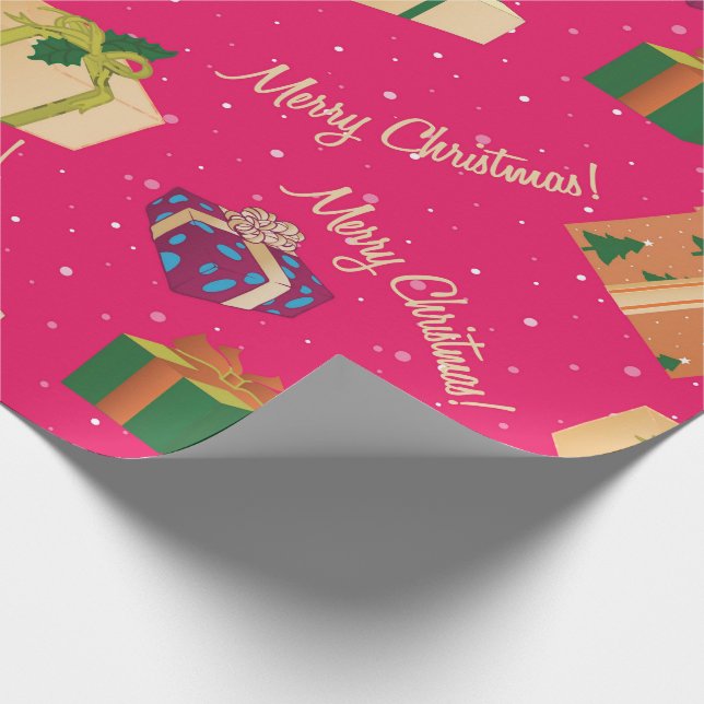 God jul Gift Boxes Presentpapper (Hörn)