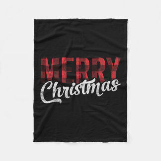 God jul Gift Family Julafton Red Buffalo Play Fleecefilt