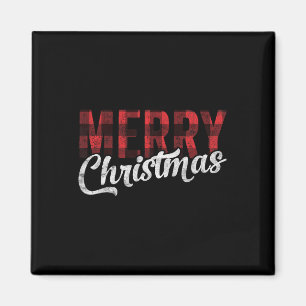 God jul Gift Family Julafton Red Buffalo Play Magnet