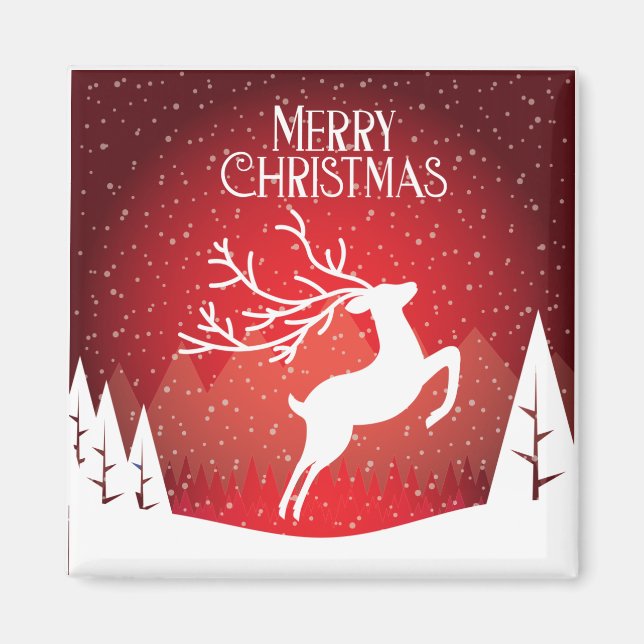 God jul Gift Magnet (Framsidan)