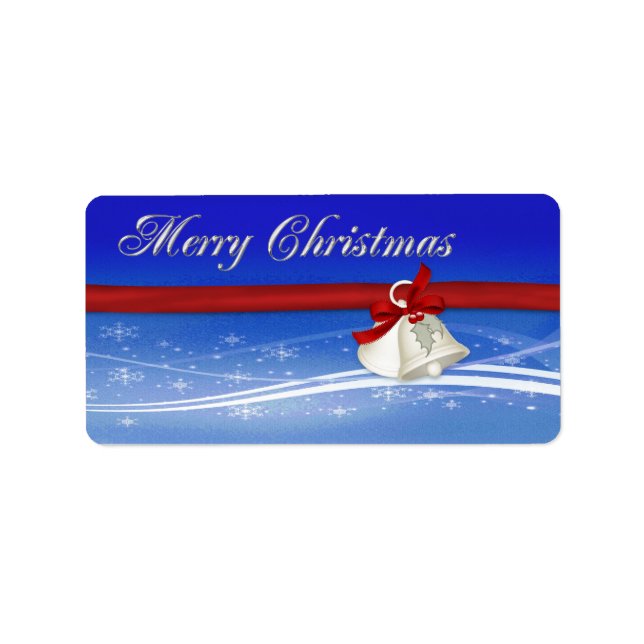 God jul Gift Märkre Adressetikett (Framsidan)