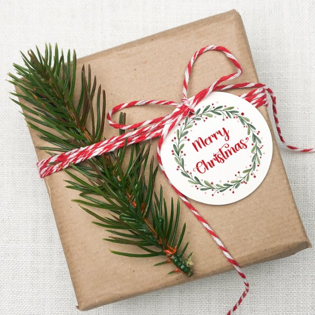 God jul Gift Märkre med Helgdag Utandning Gåvor Etiketter (Skapare uppladdad)