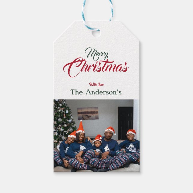 God jul Gift Märkre Personlig Gift-Märkre Presentetikett (Framsidan)