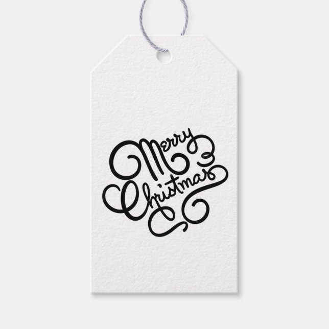 God jul Gift Märkre Presentetikett (Framsidan)