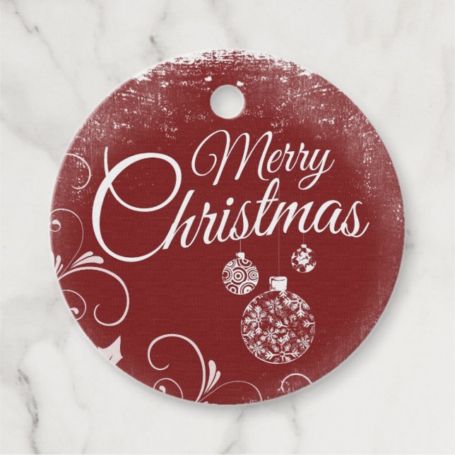 God jul Gift Märkres Gåvor Etiketter (Framsida)