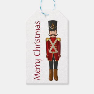 God jul Gift Märkres - Nutcracker Presentetikett