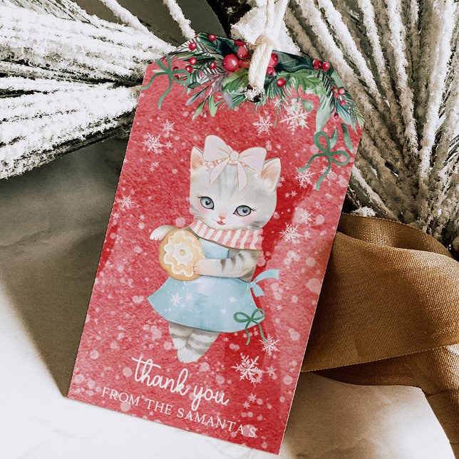 God jul Gift Märkres Presentetikett (happy holidays gift tag,christmas gift tags,holiday gift tags,merry christmas and happy new year gif)