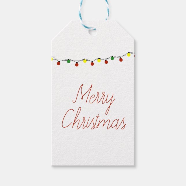 God jul Gift Märkres Presentetikett (Framsidan)