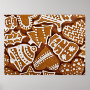God Jul Ginger Cookies Poster