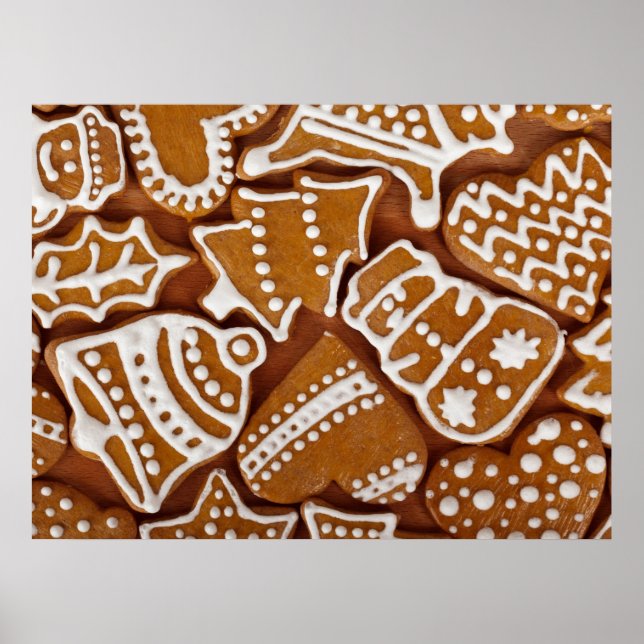 God Jul Ginger Cookies Poster (Framsidan)