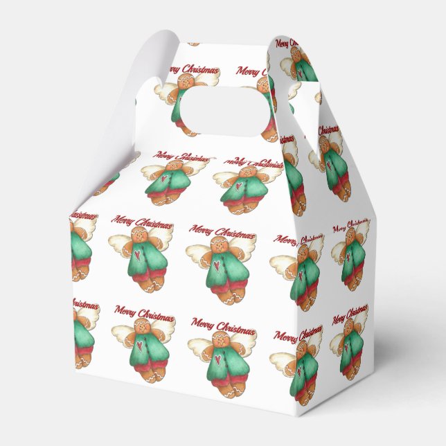 God jul-gingerbröd Angel Favoritbox Presentaskar (Framsidan Sidan)