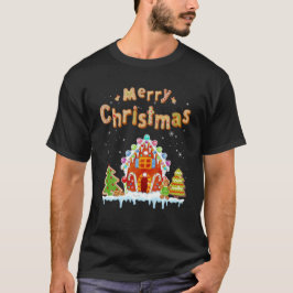 God jul Gingerbröd House Baking Candy Can T Shirt