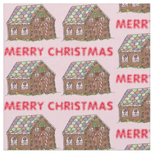 God jul Gingerbröd House Helgdag Julafton Tyg