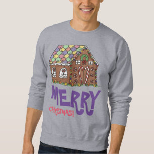 God jul Gingerbröd House Ugly Sweater Sweatshirt