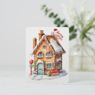 god jul gingerhouse julkort